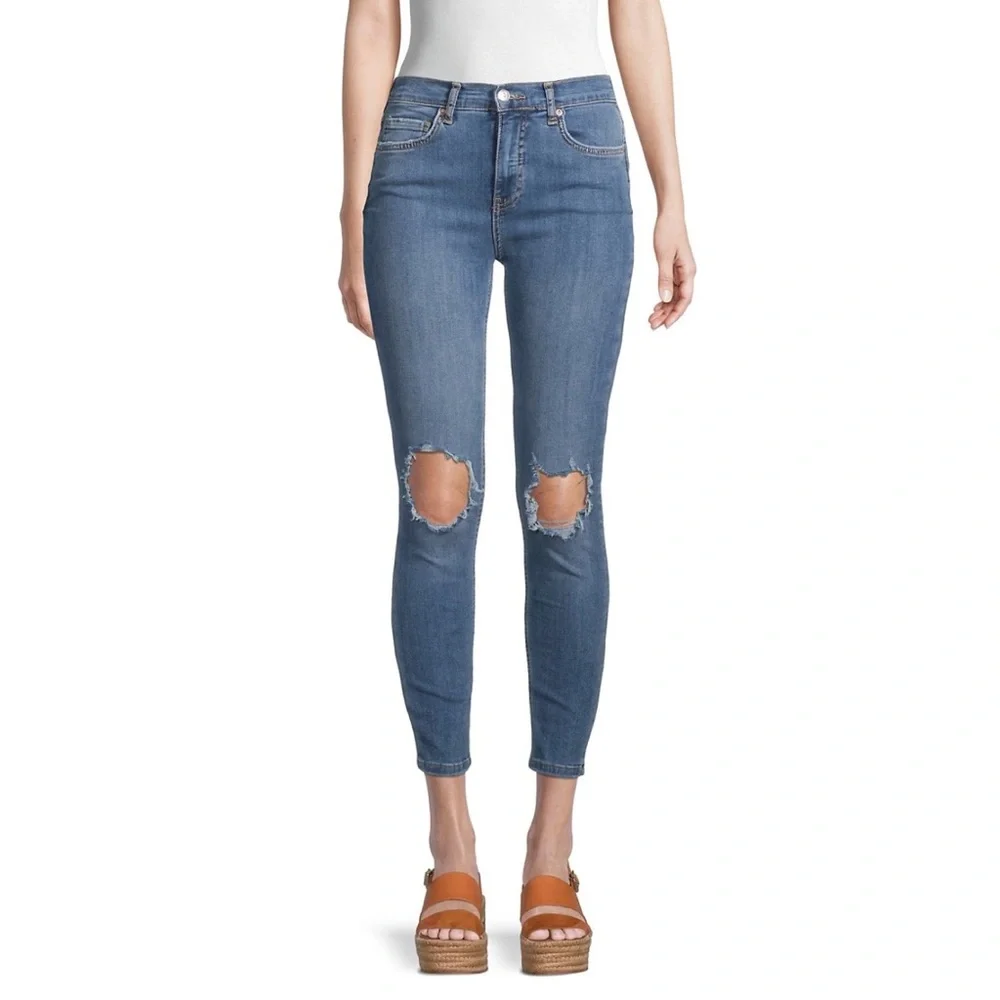Free People Busted Skinny Jeans